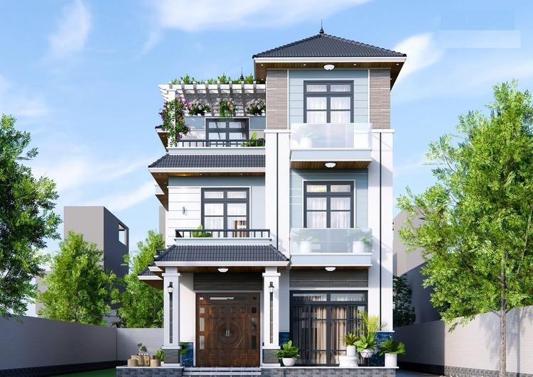 Thiết kế nhà 3 tầng tận dụng chiều cao và sâu để mở rộng không gian