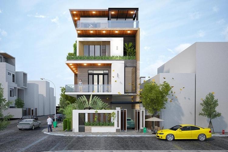 Thiết kế nhà phố hiện đại và đầy đủ tiện nghi