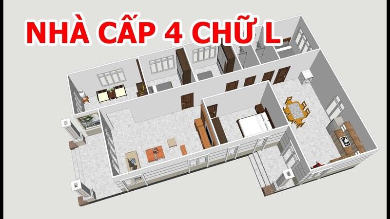 Bố trí phòng ốc hợp lý để cải thiện phong thủy cho nhà chữ L