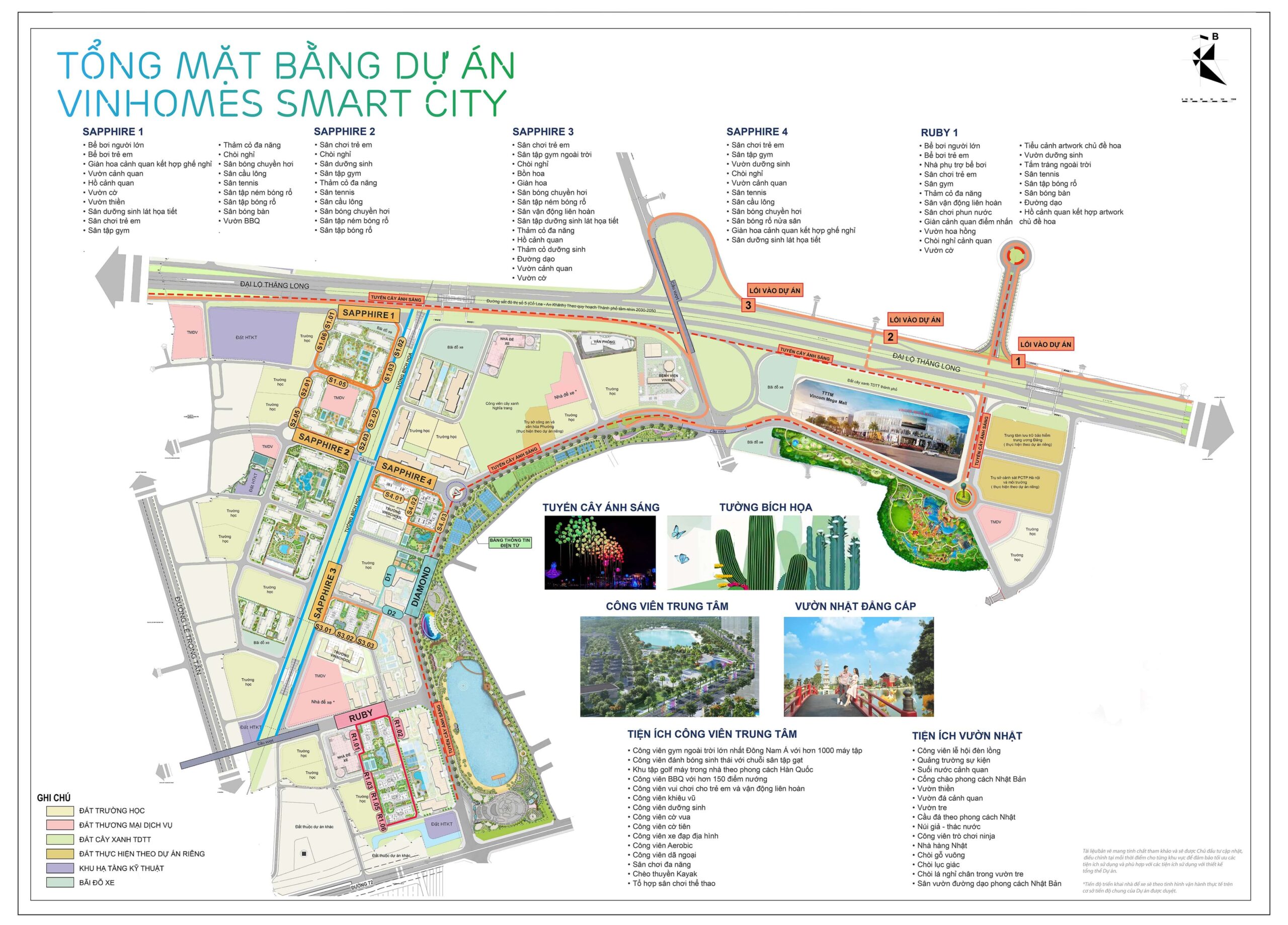 hinh anh ban do Vinhomes Smart City thong tin quy hoach moi nhat so 1