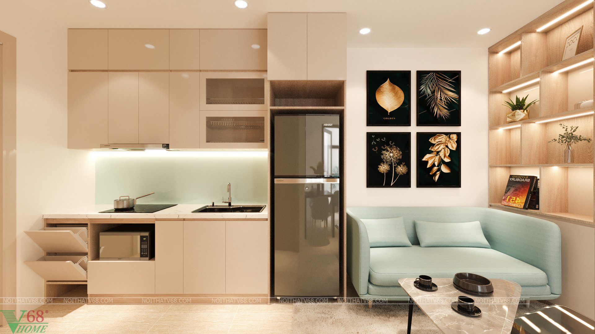 Căn hộ S1.05 Vinhomes Ocean Park được bàn giao theo tiêu chuẩn cơ bản