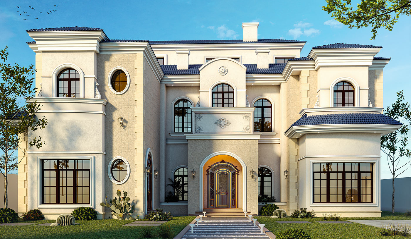 hinh anh tong hop mau biet thu phong cach Chau Au sang trong dang cap so 1